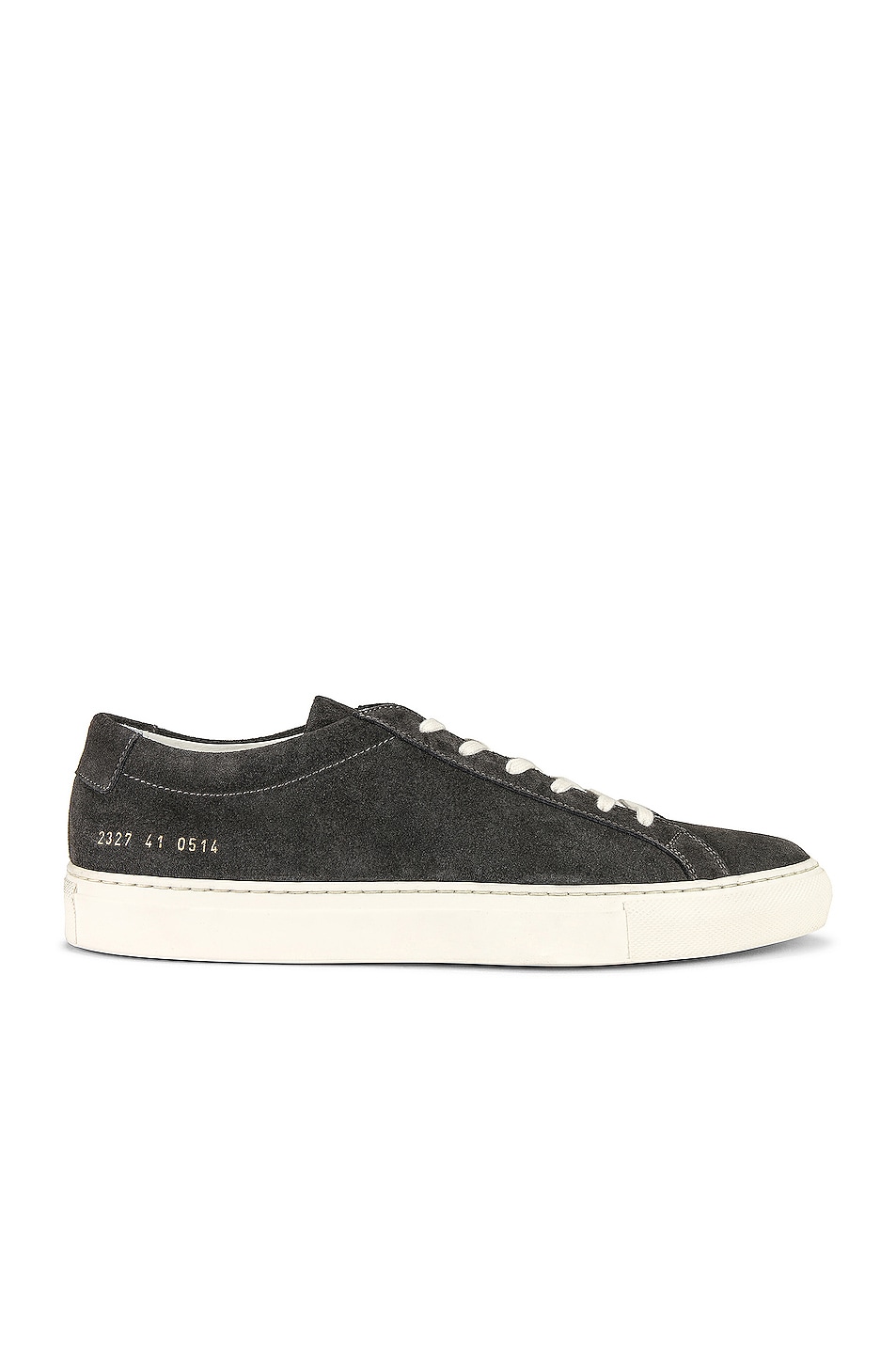 Image 1 of Common Projects Achilles Low Suede in Washed Black
