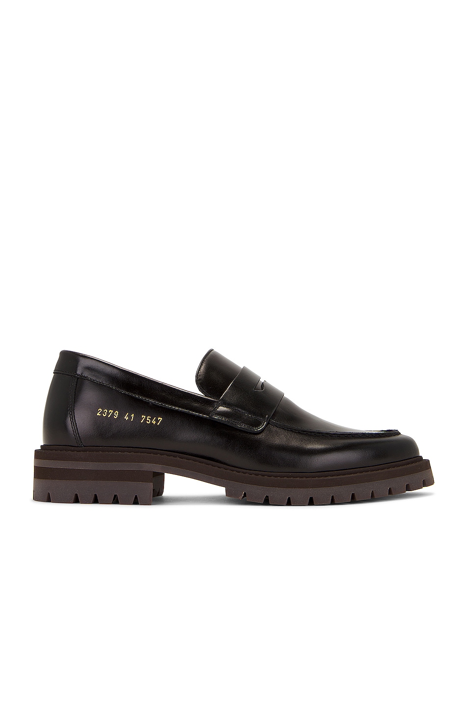 Image 1 of Common Projects Loafer with Lug Sole in Black