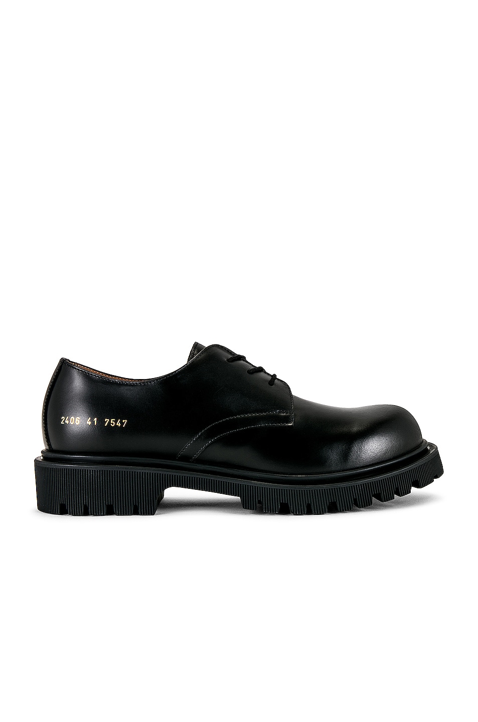 Image 1 of Common Projects Super Sole Derby in Black