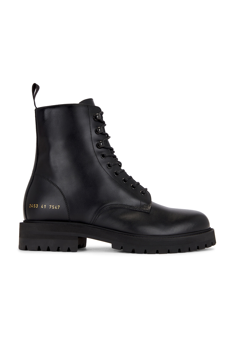 Image 1 of Common Projects Combat Boot in Black