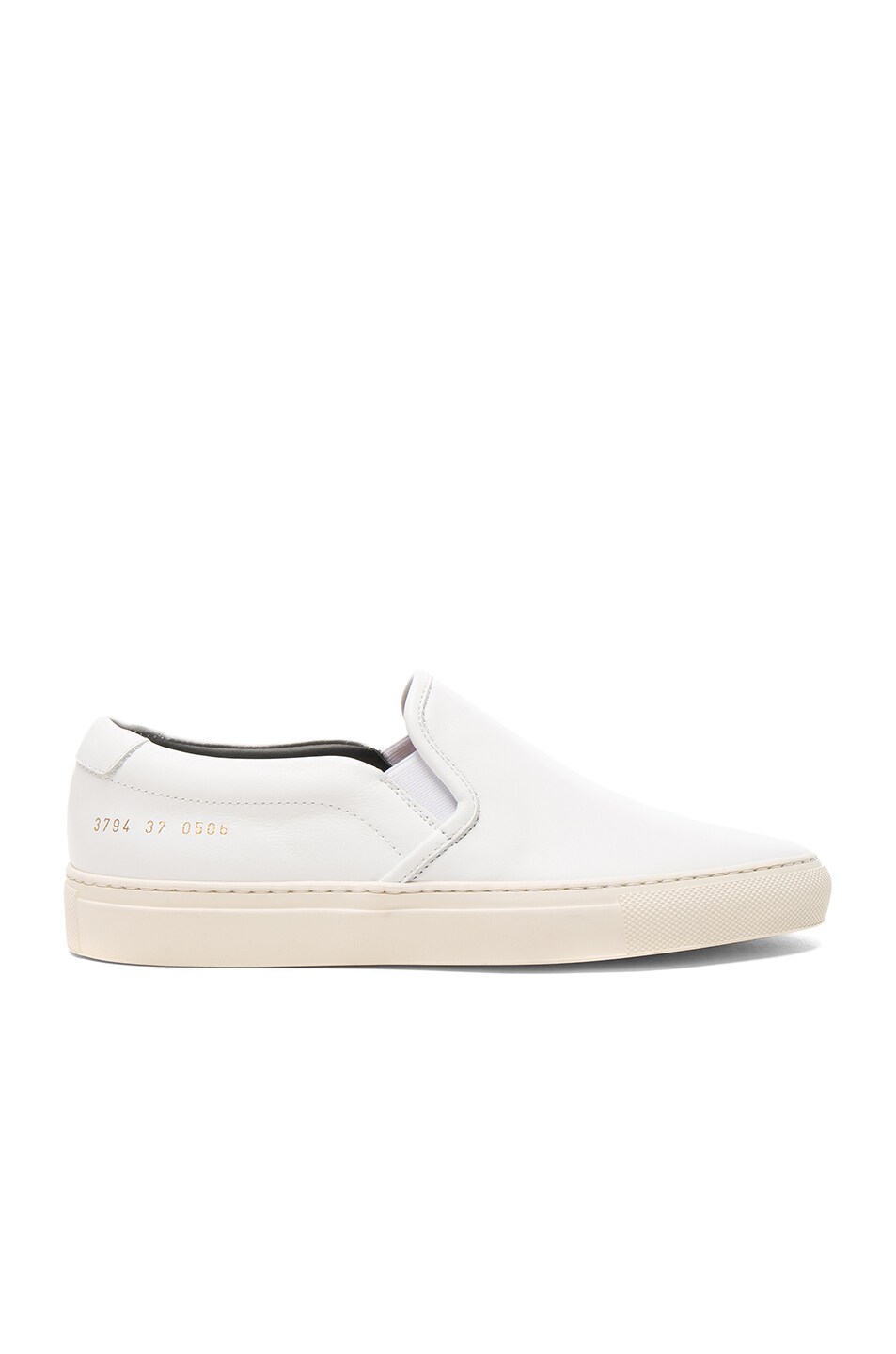 Image 1 of Common Projects Leather Slip on Retro in White