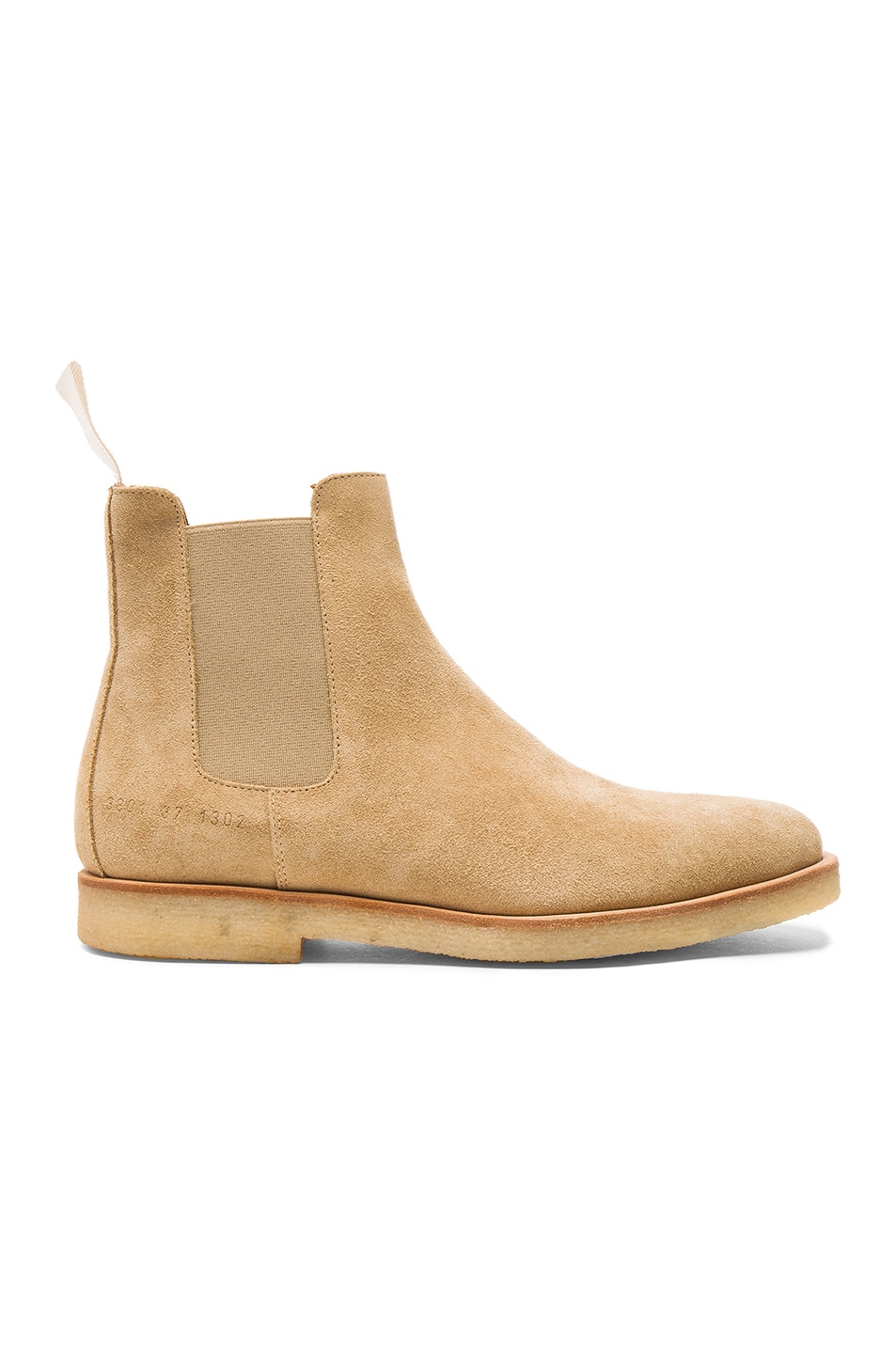 Image 1 of Common Projects Suede Chelsea Boots in Tan