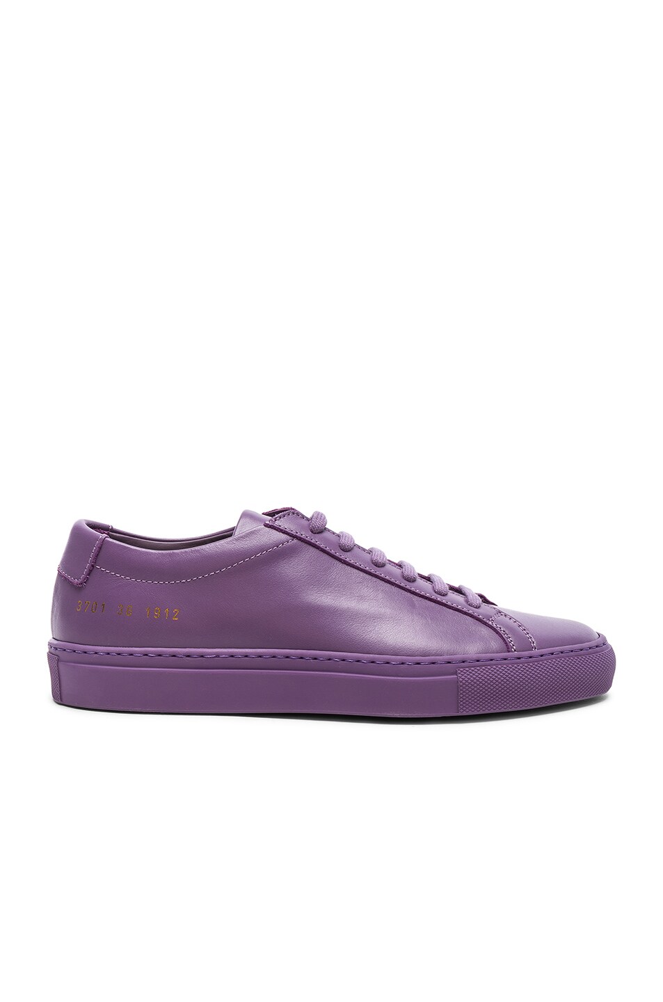 Image 1 of Common Projects Leather Original Low Achilles Sneakers in Violet