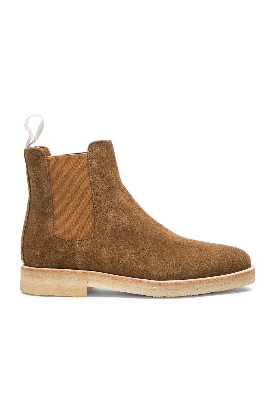 Image 1 of Common Projects Suede Chelsea Boots in Tobacco