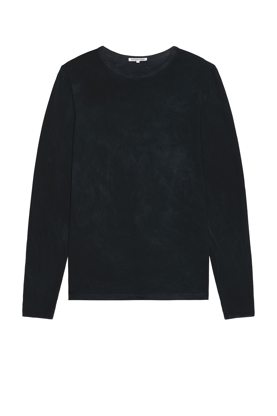 Classic Crew Long Sleeve Tee in Black