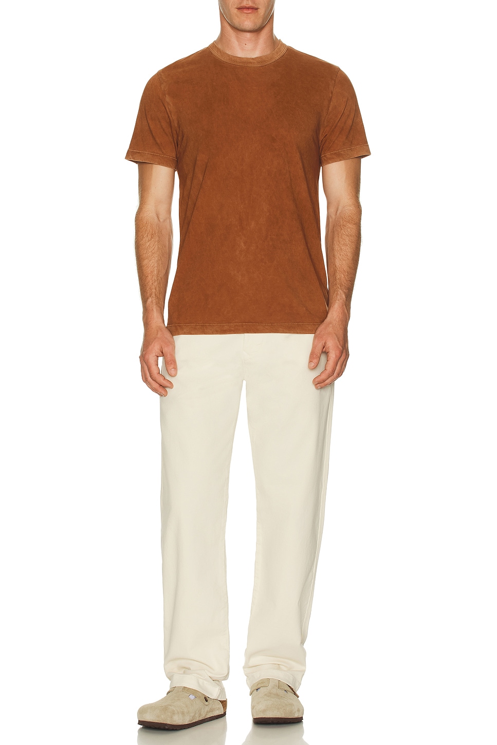 Image 1 of COTTON CITIZEN The Classic Crew Neck Tee in Vintage Pecan