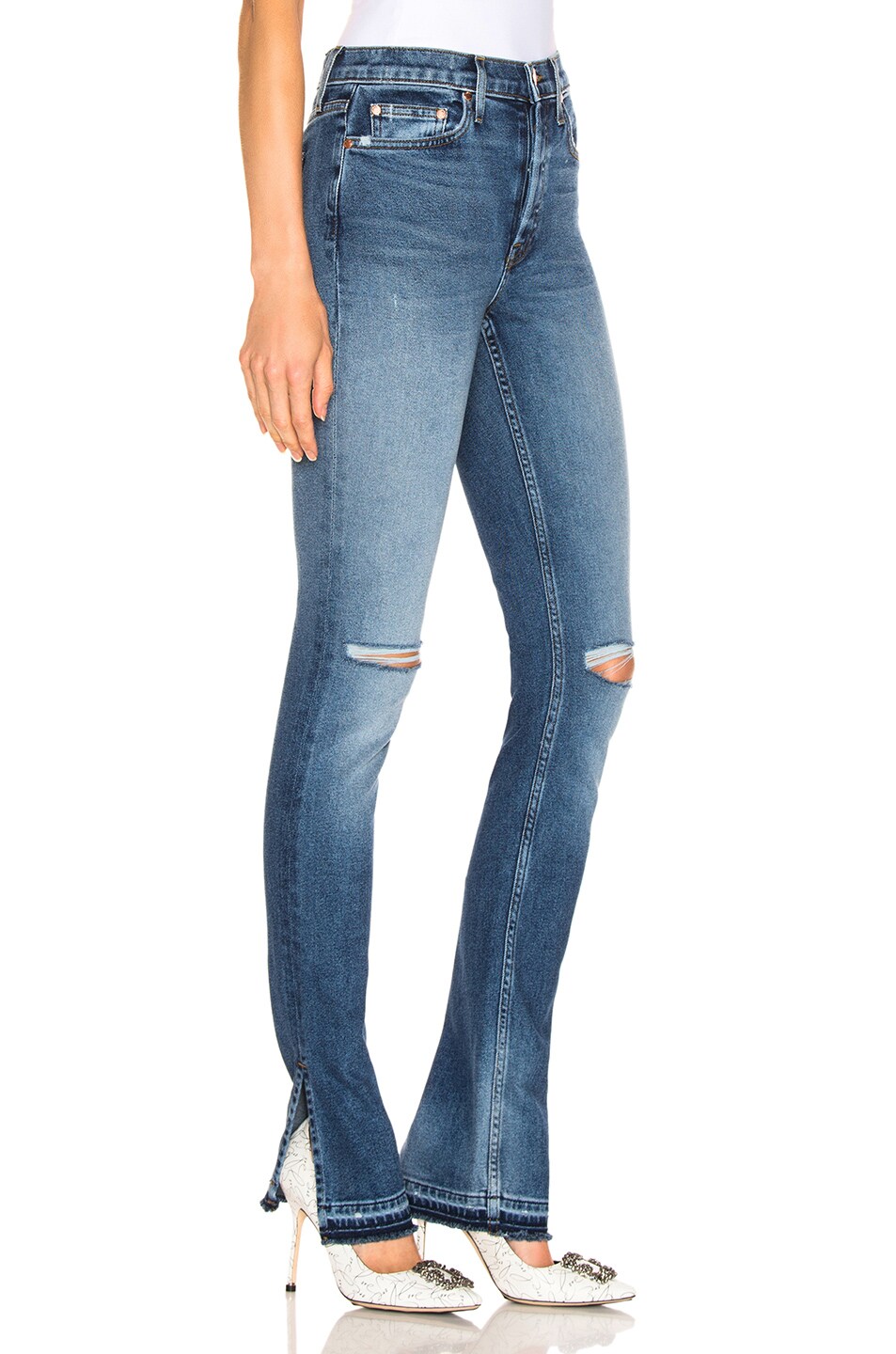 COTTON CITIZEN High Split Jean in Bleeker FWRD