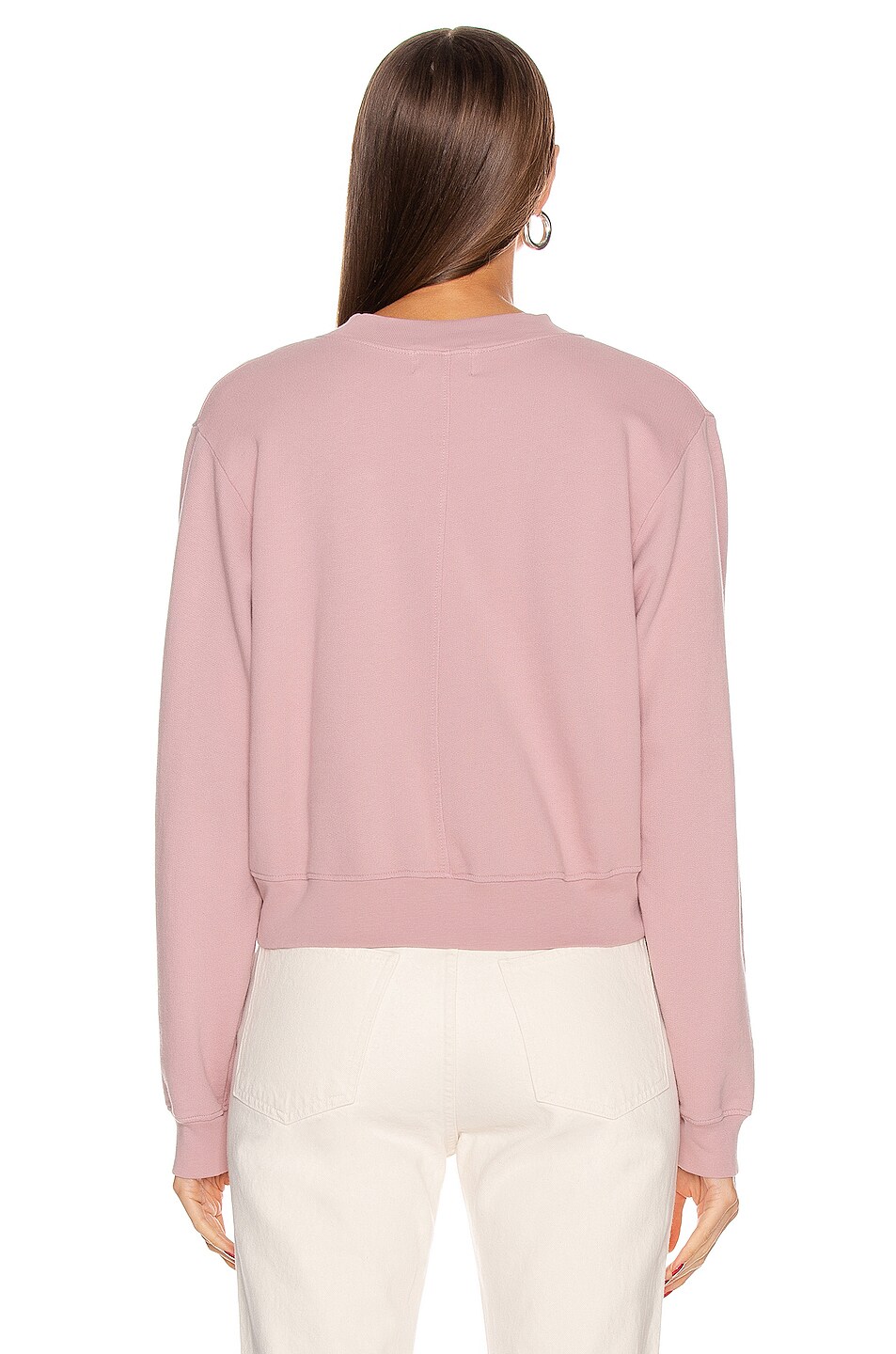COTTON CITIZEN Milan Crew Sweatshirt in Rose FWRD