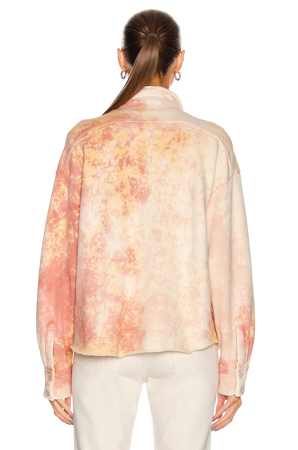 COTTON CITIZEN Brooklyn Button Down Shirt Jacket in Dahlia Dust FWRD