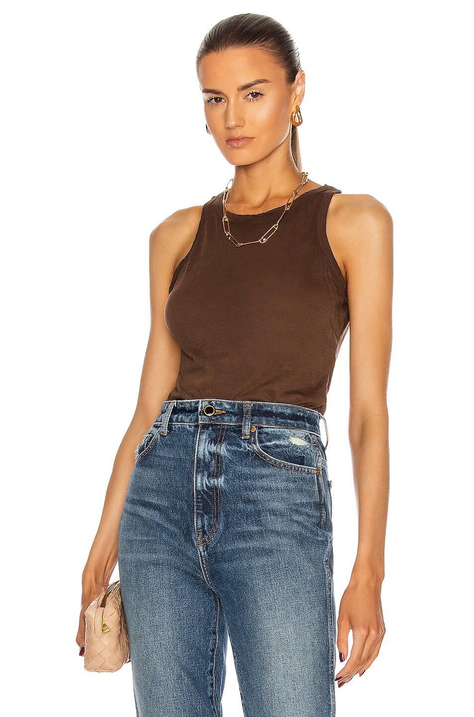 Image 1 of COTTON CITIZEN Standard Tank in Coffee Mix