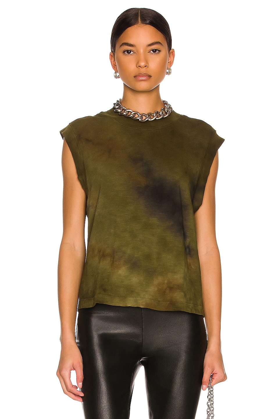 Image 1 of COTTON CITIZEN Tokyo Muscle Tee in Moss Haze