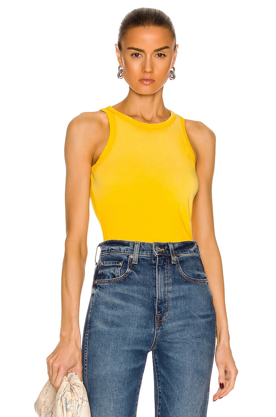 Image 1 of COTTON CITIZEN Standard Tank in Sun Faded Yellow
