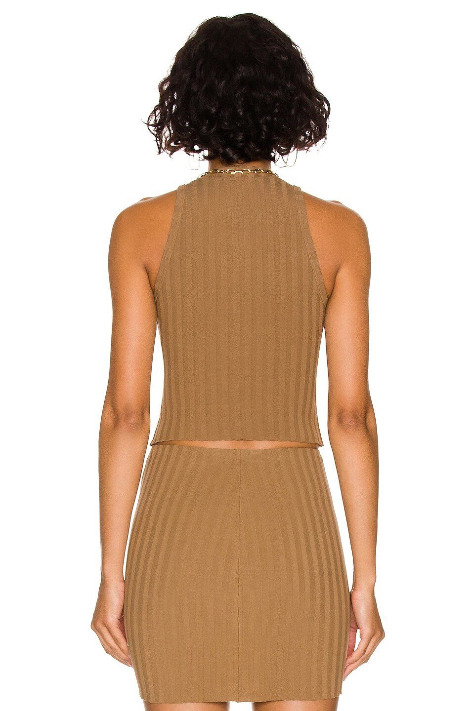 COTTON CITIZEN Capri Cut Out Tank in Java FWRD