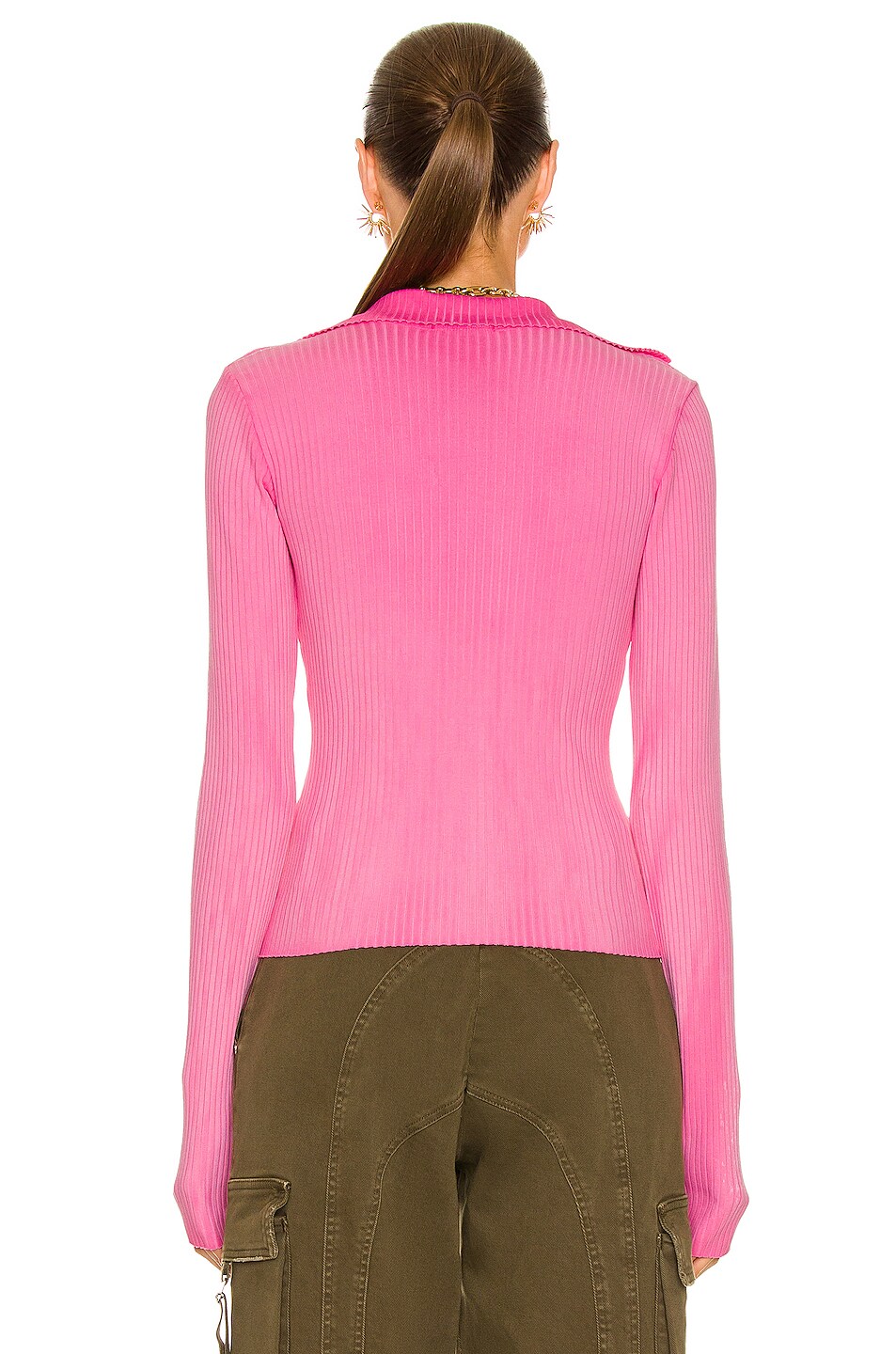 COTTON CITIZEN Polo in Hot Pink Mix FWRD