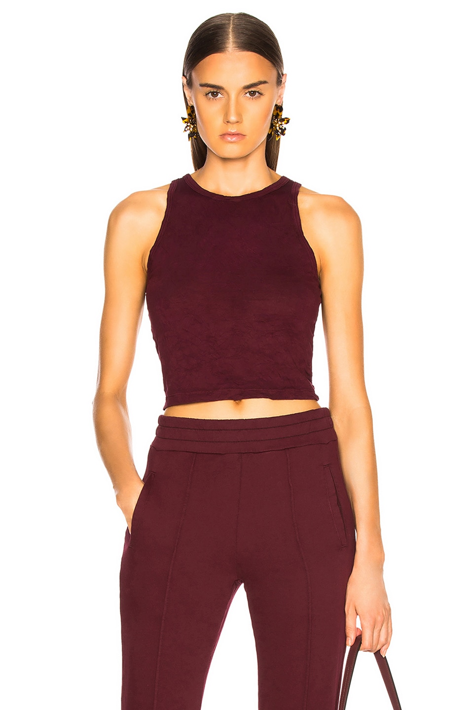 Image 1 of COTTON CITIZEN Standard Tank in Sangria Crinkle