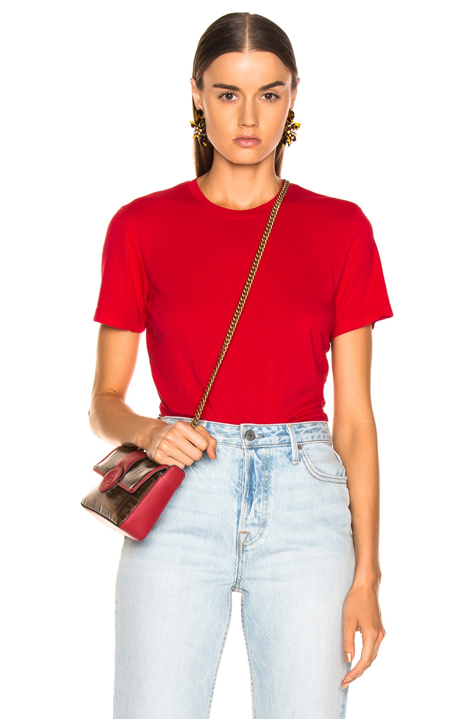 COTTON CITIZEN Classic Tee in Cherry FWRD