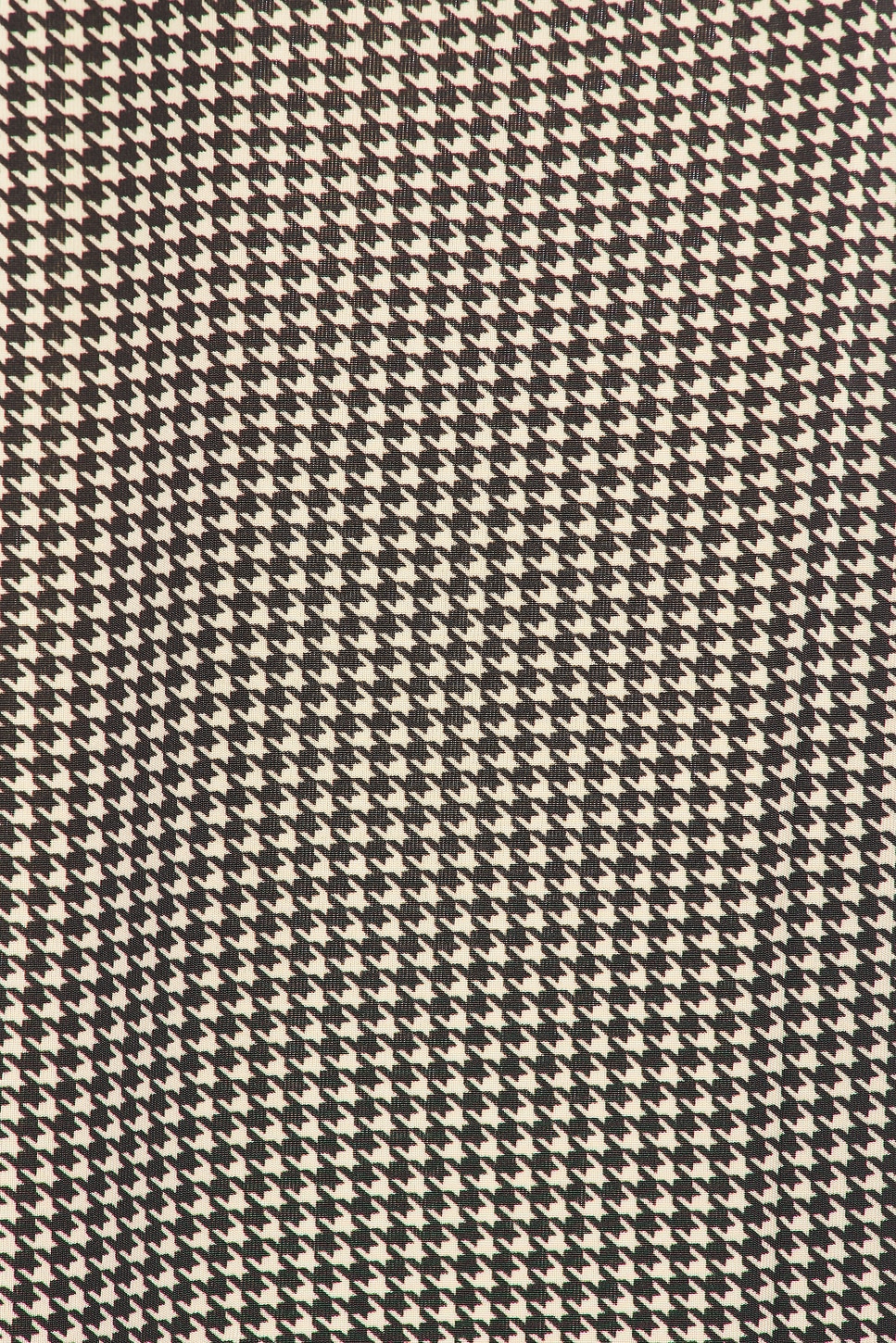 Image 5 of Courreges Criss Cross Check Jersey Dress in Natural & Mud Brown