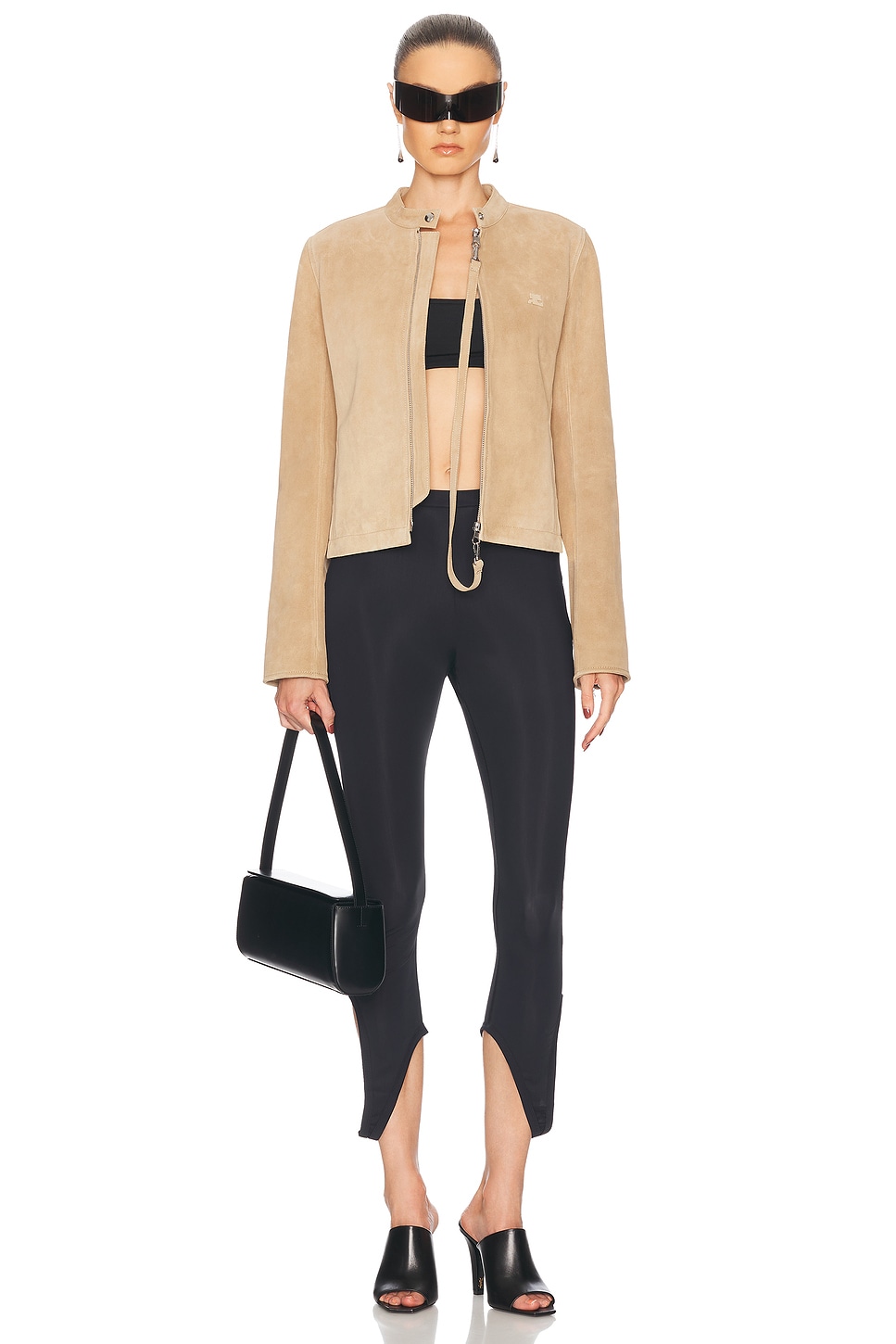 Courrèges - Reversed Tech Jersey Capri | Plush