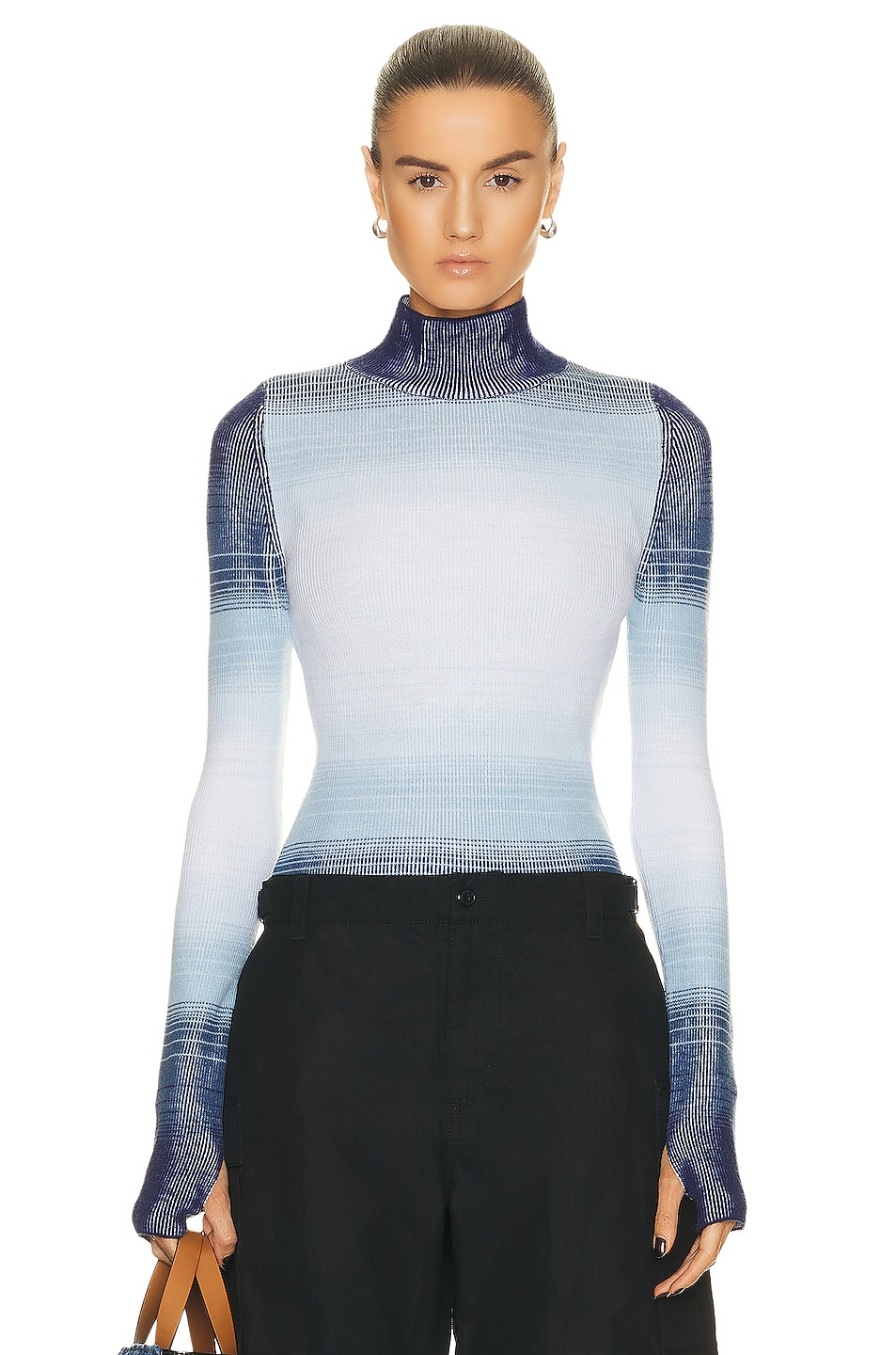 Image 1 of CORDOVA Aurora Sweater in Ink, Azure, & Cloud