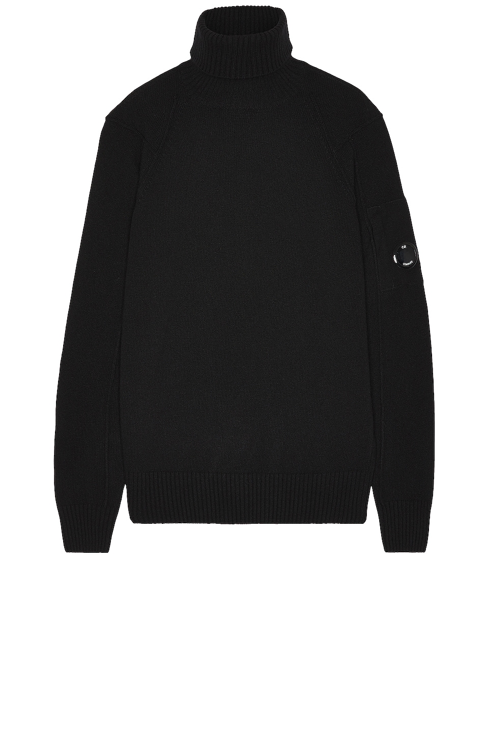 Image 1 of C.P. Company Roll Neck in Black