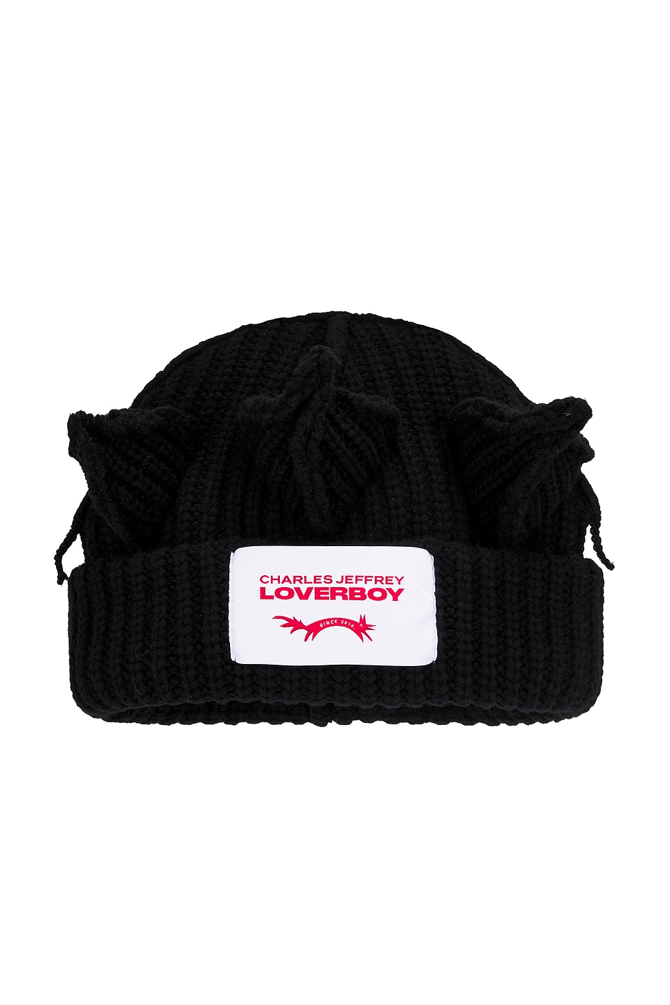Chunky Berserker Beanie in Black