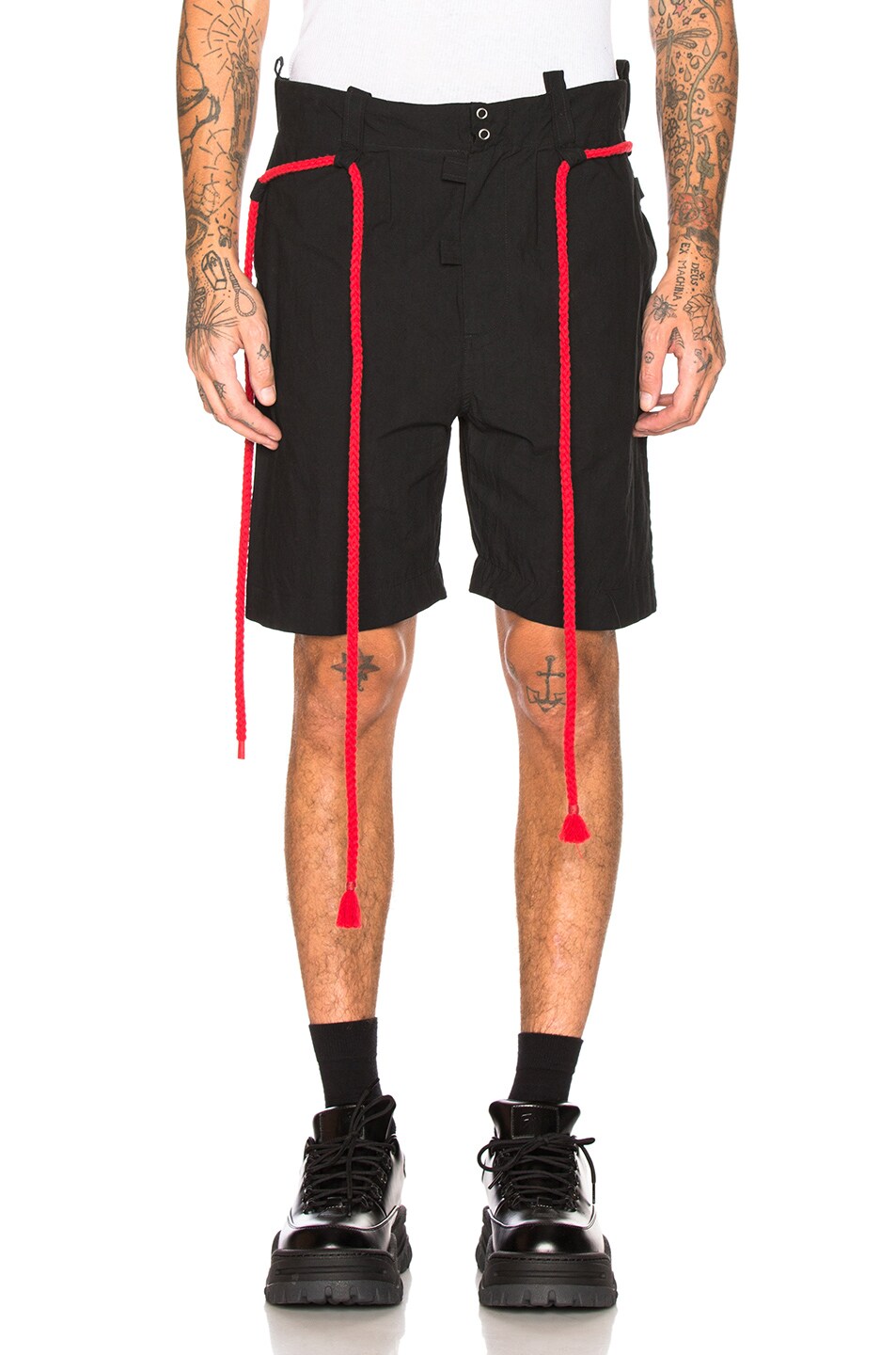 Image 1 of Craig Green Rope Shorts in Black