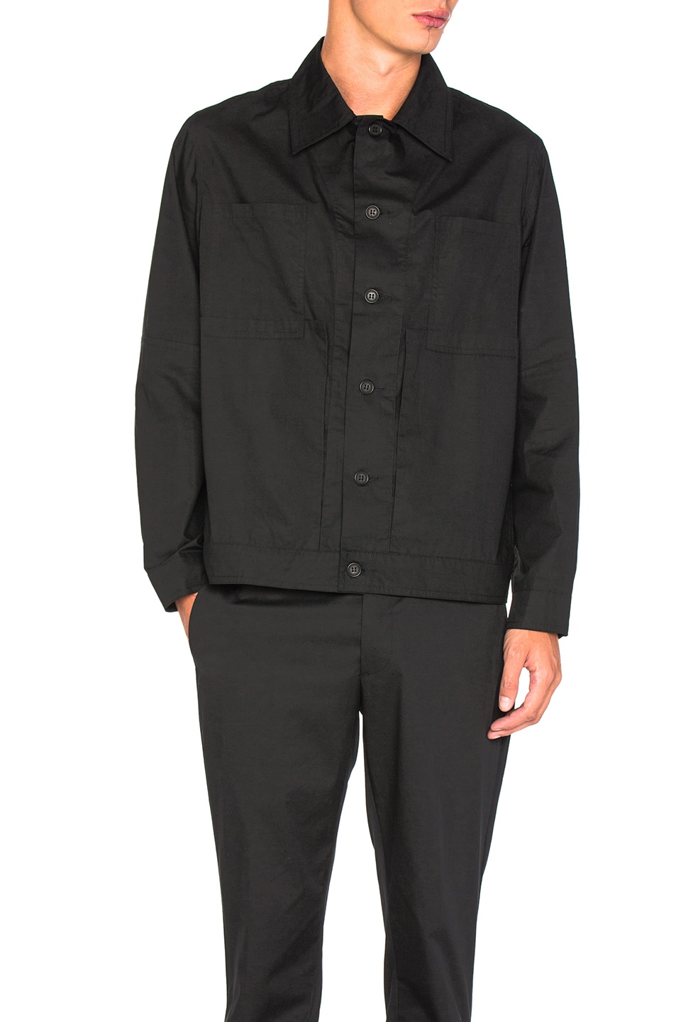 Image 1 of Craig Green Cotton Work Jacket in Black