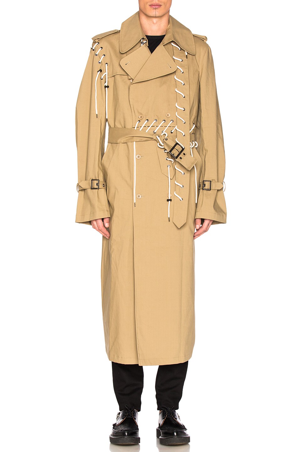 Image 1 of Craig Green Laced Trench in Beige