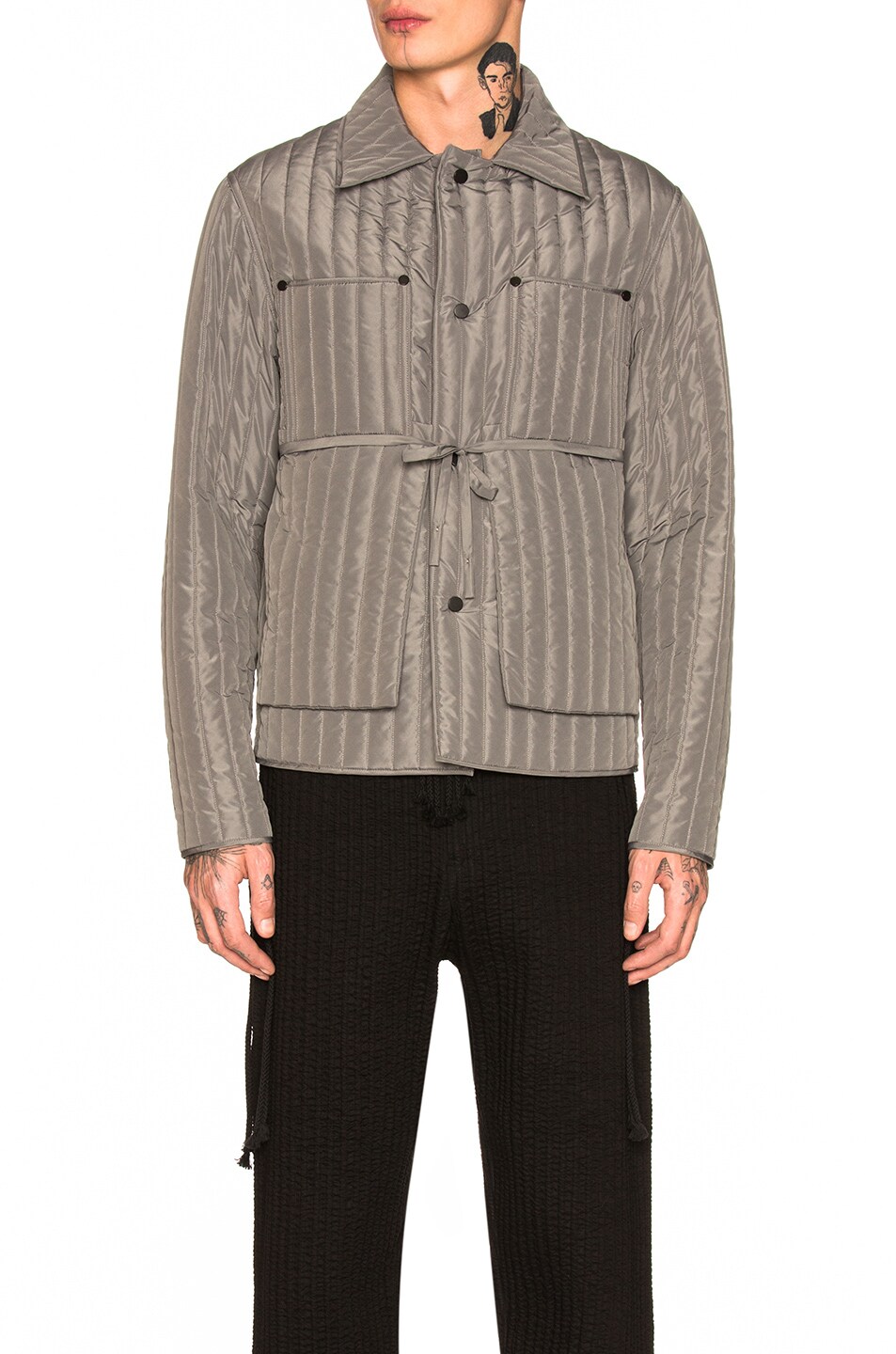 Image 1 of Craig Green Quilted Workwear Jacket in Grey