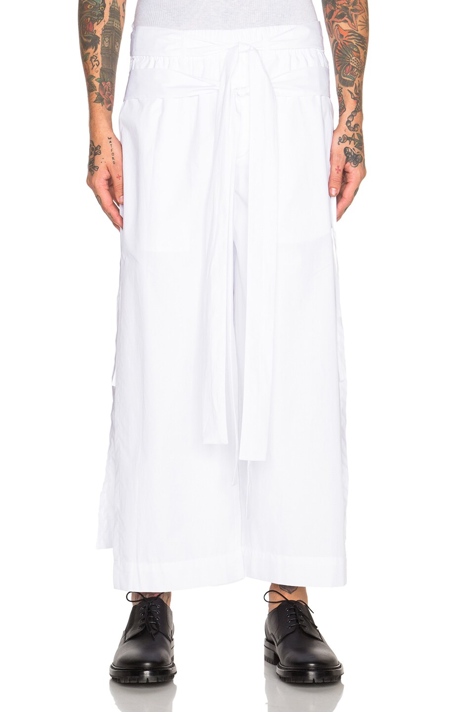 Image 1 of Craig Green Layered Track Pants in White Cotton