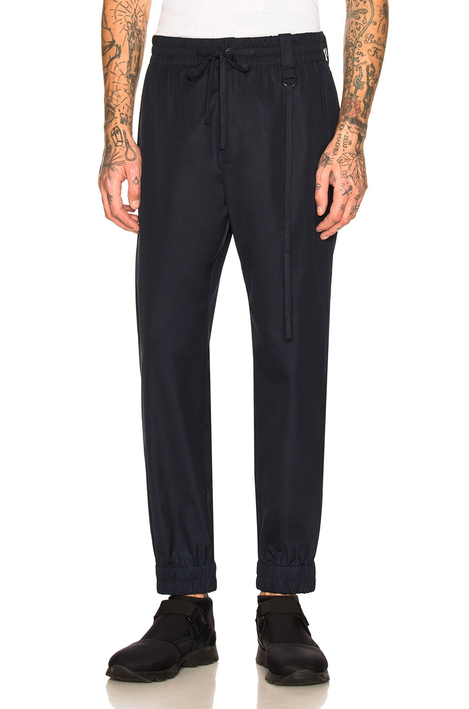 Image 1 of Craig Green Cotton Track Pants in Navy