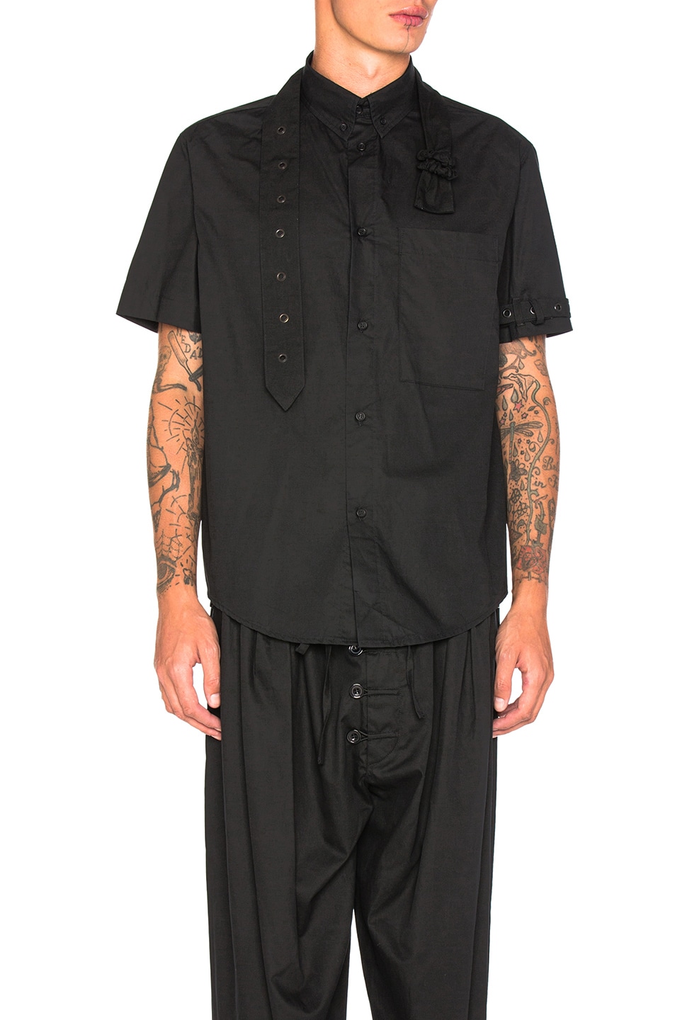 Image 1 of Craig Green Short Sleeve Shirt in Black