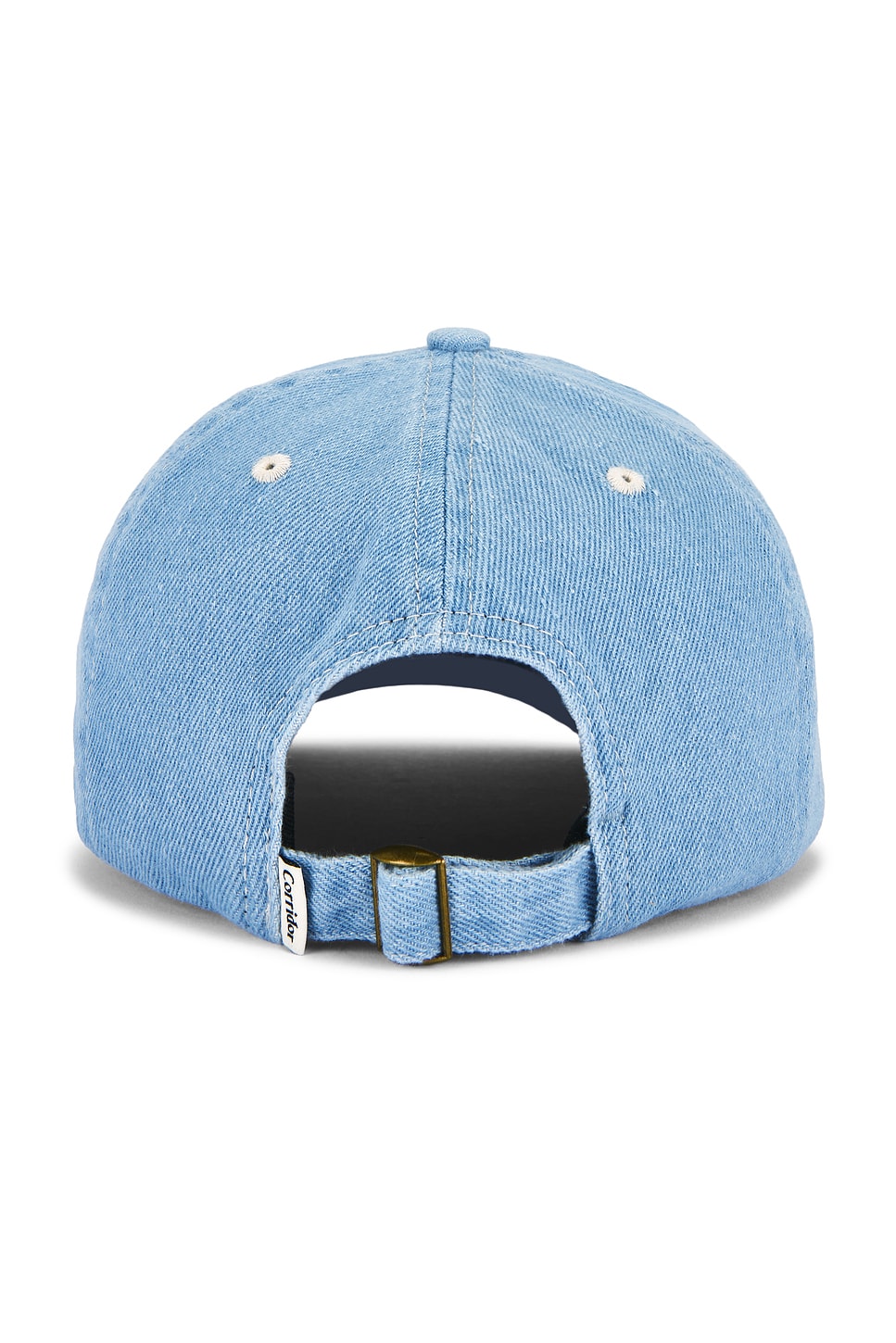 Corridor Ny Ny Embroidered Cotton-twill Baseball Cap In Blue