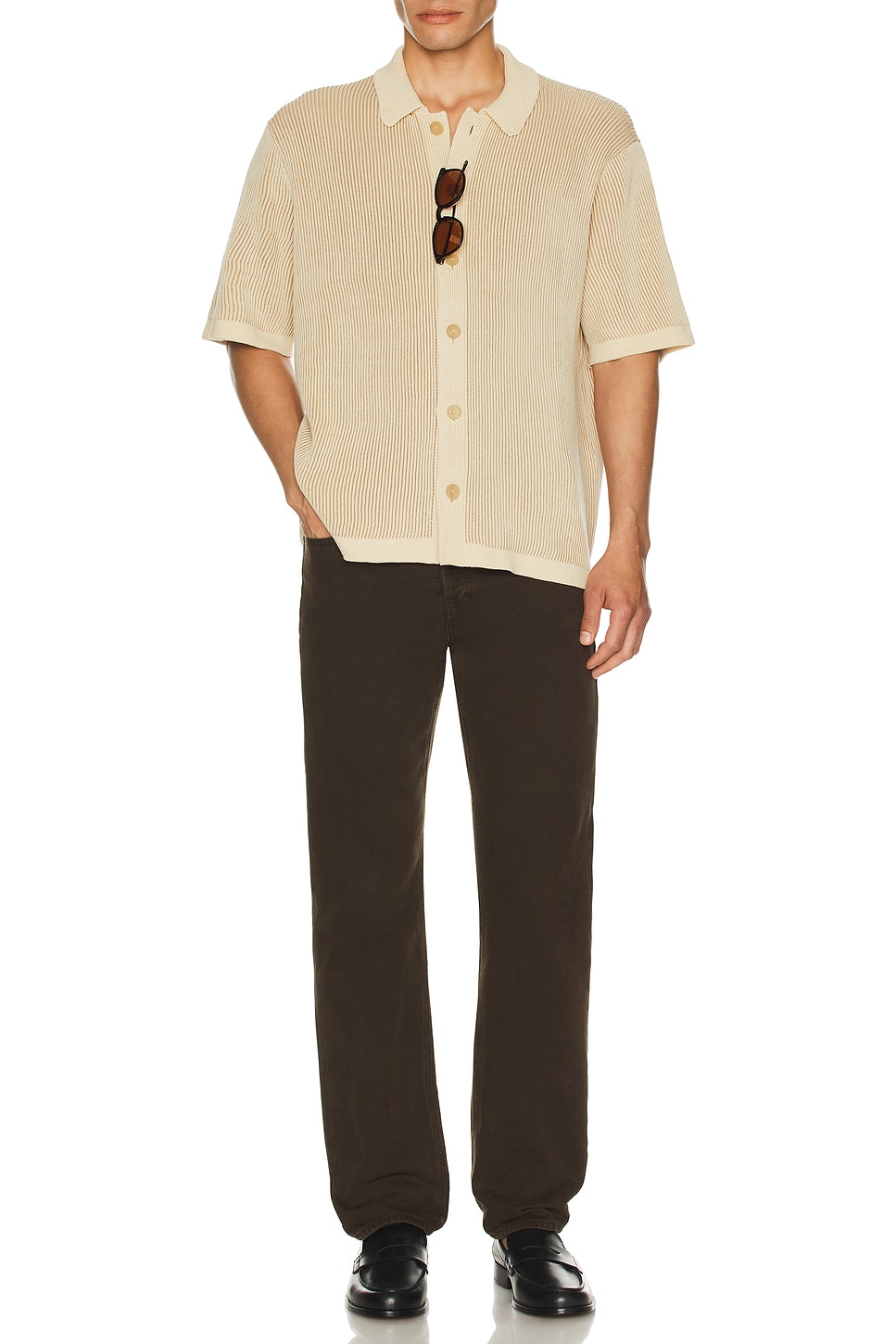Image 1 of Corridor Button Down Shirt in Natural