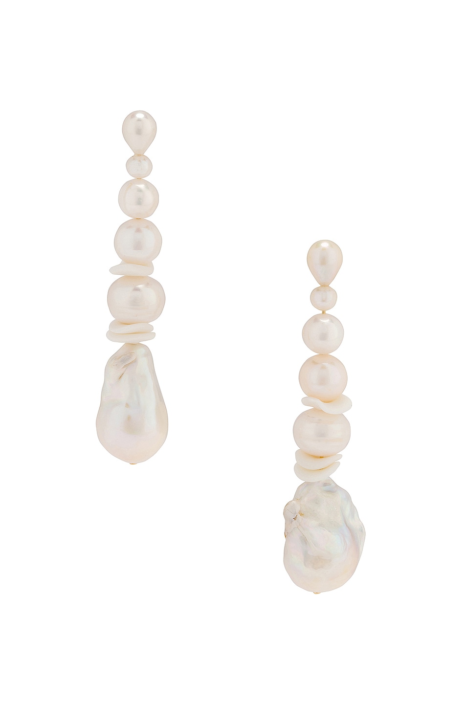 Image 1 of Completedworks What's Wrong With Redistribution Earrings in Pearl