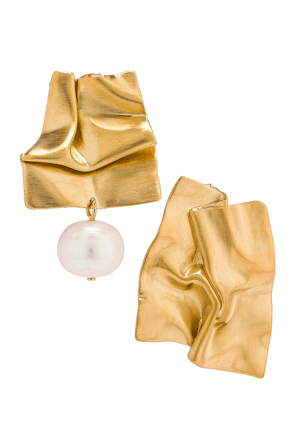 Image 1 of Completedworks Cohesion Earrings in Gold & Pearl