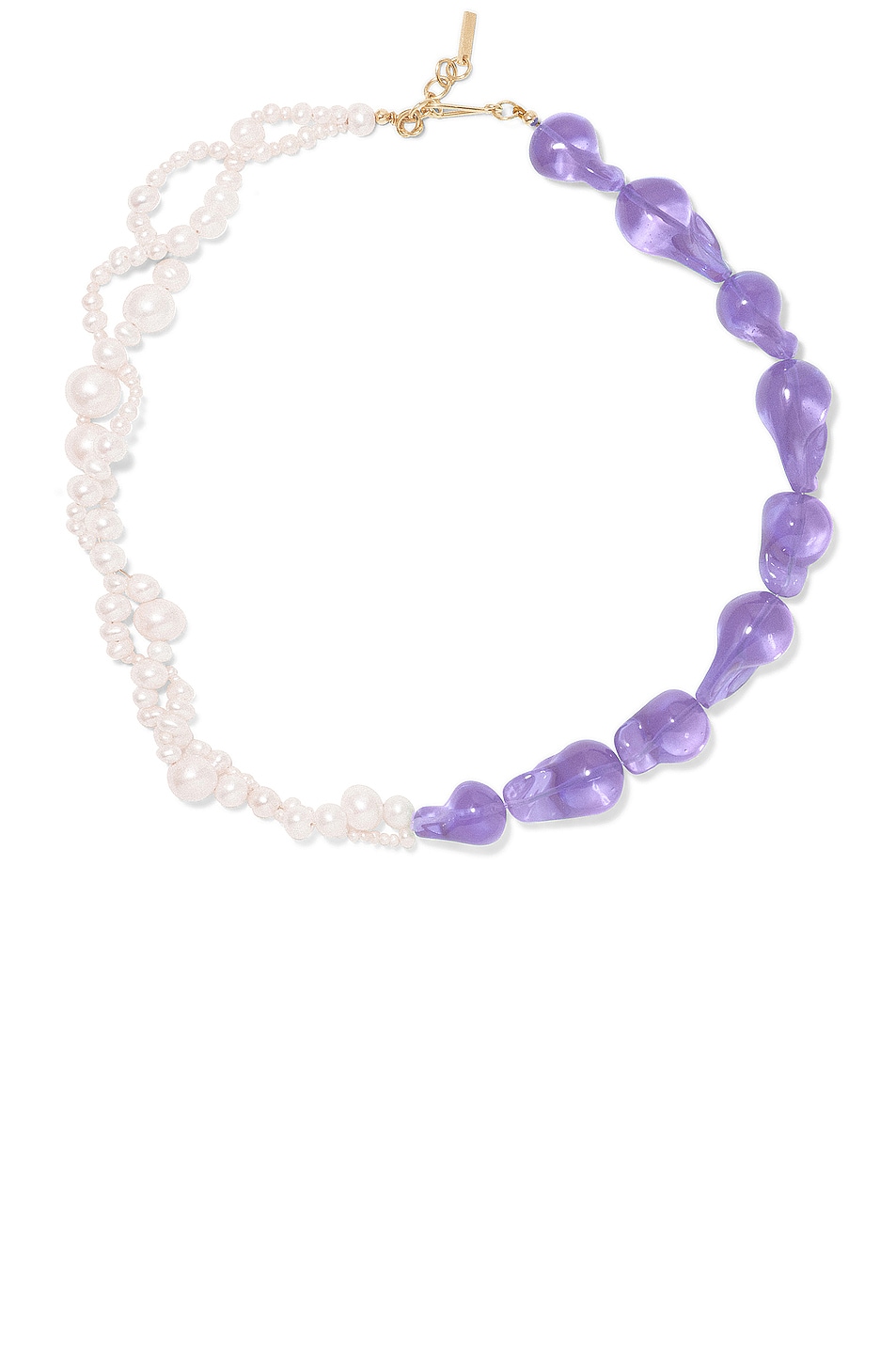 Image 1 of Completedworks Lilac Bio-Resin Necklace in Lilac & Resin