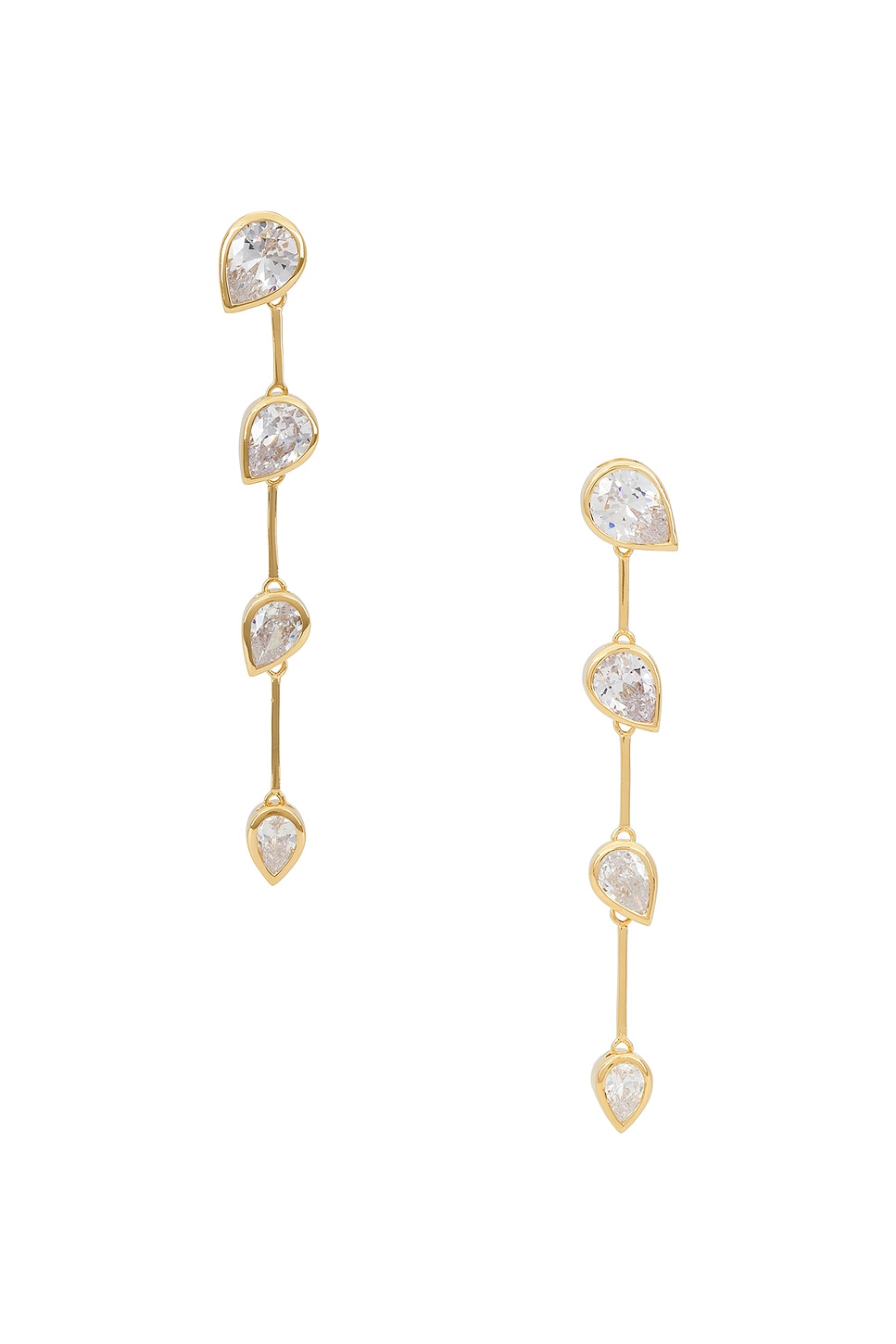 Image 1 of Completedworks 18k Gold Plated & Cubic Zirconia Earring in 18k Gold Plate