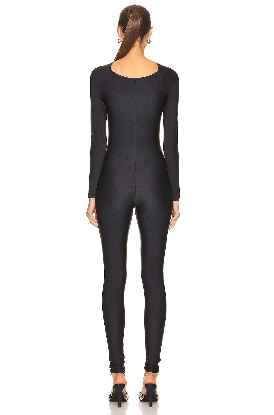 Coperni Cat Spandex Jumpsuit in Black | FWRD