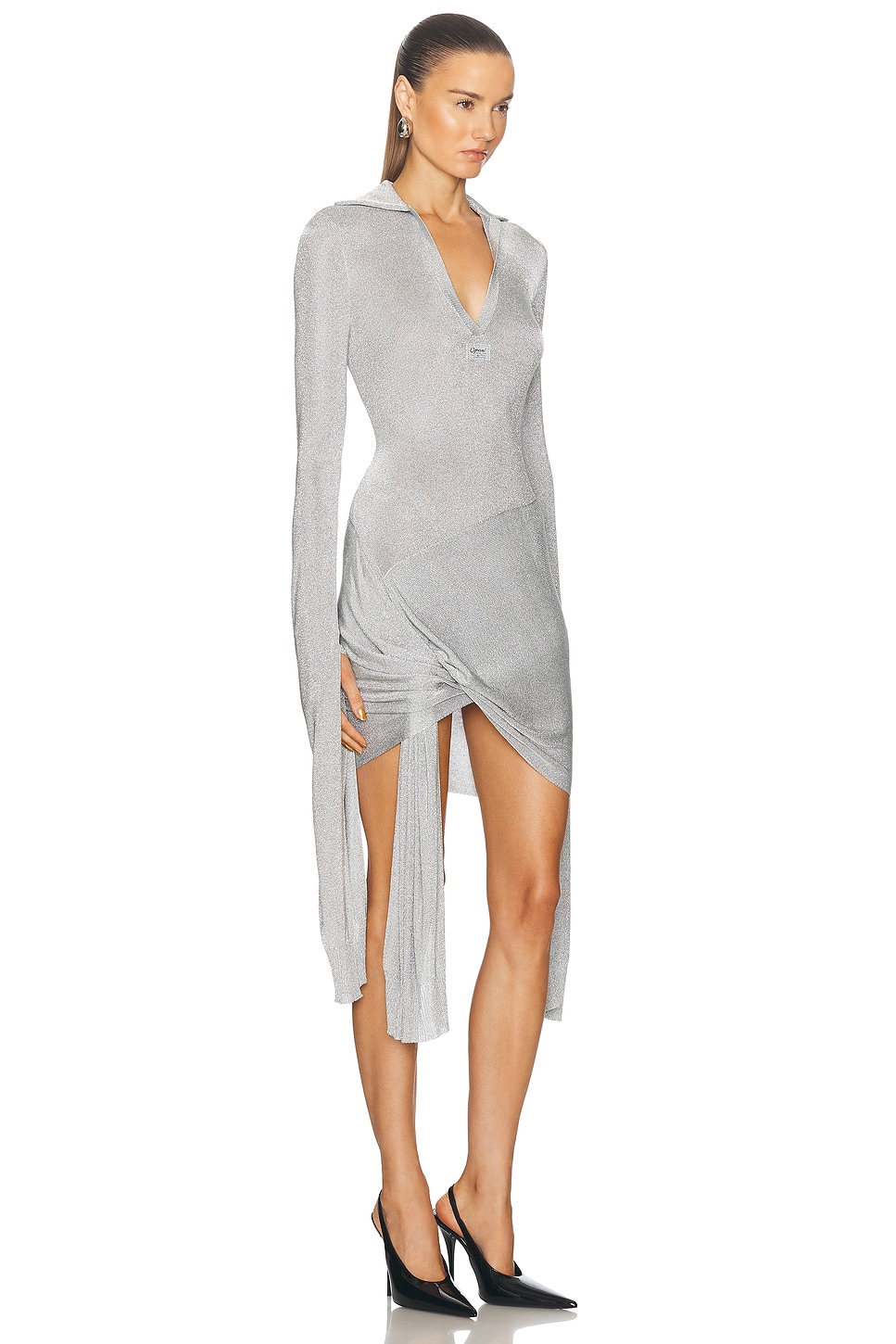 COPERNI KNOTTED SLEEVED DRESS 