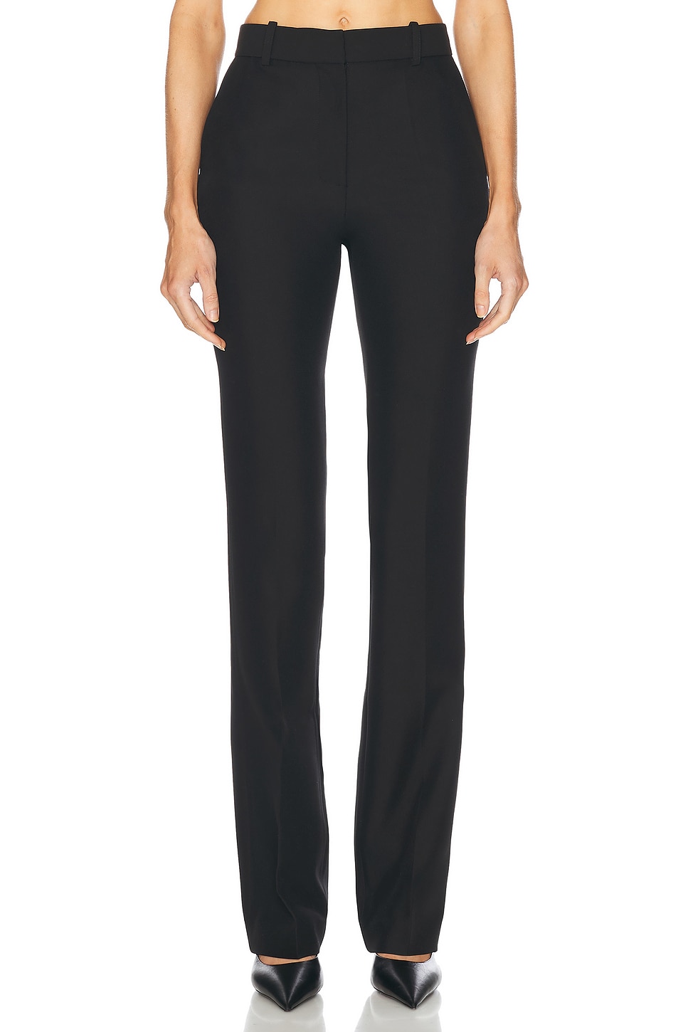 Image 1 of Coperni Straight Tailored Trousers in Black