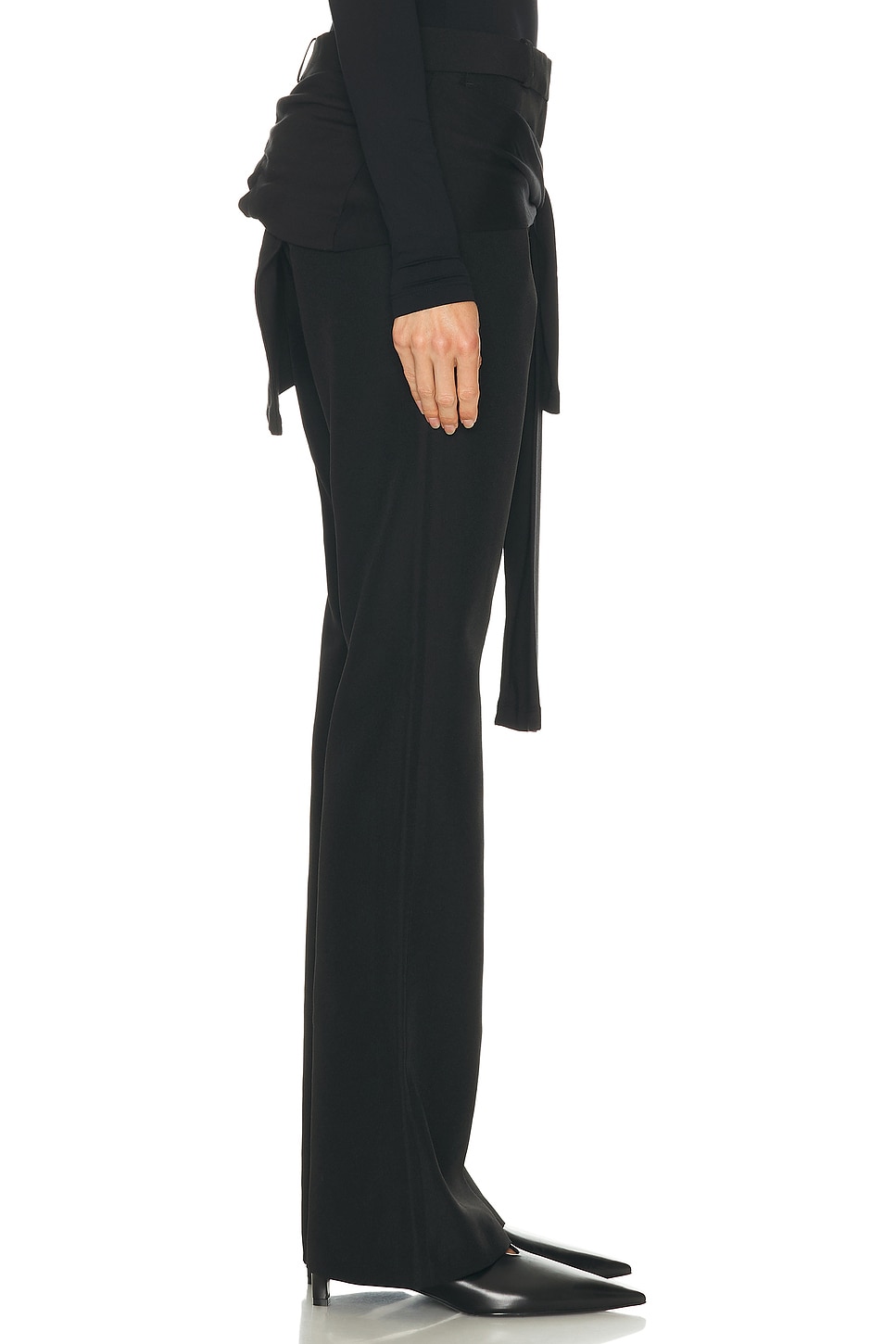 Coperni Jersey Wrap Pant In Black