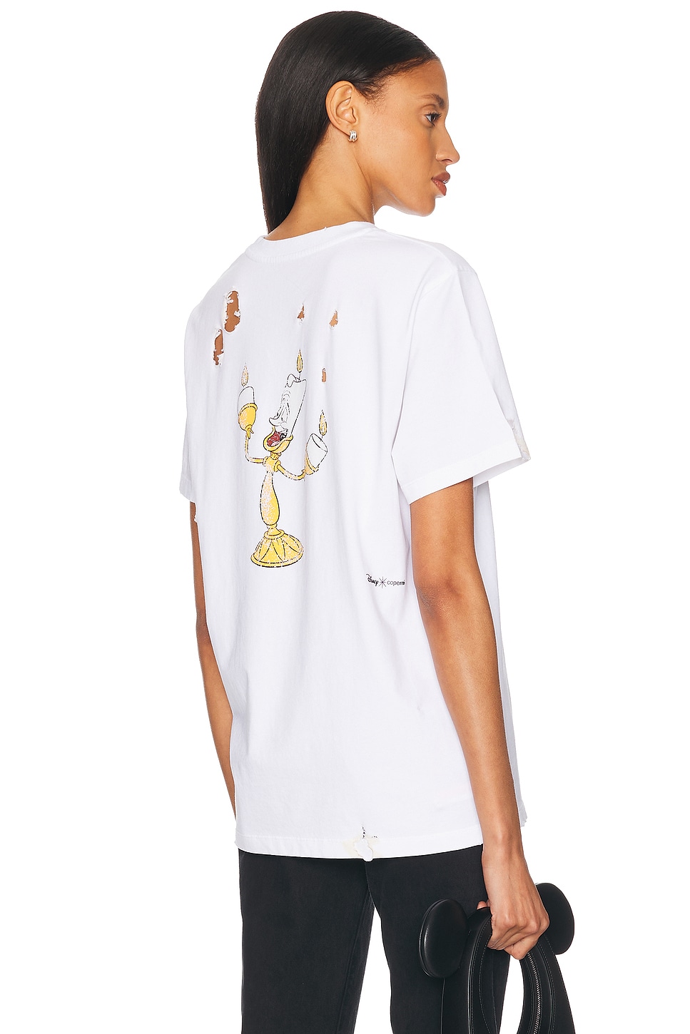 Image 1 of Coperni X Disney Burned By You Before Boxy Tee in White