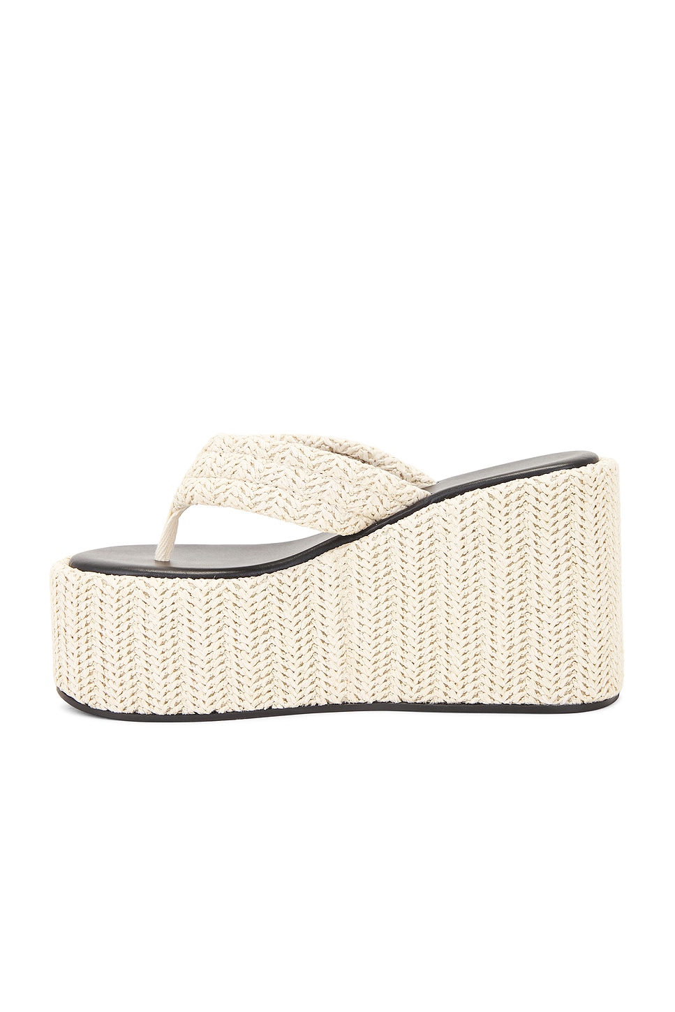Coperni Branded Raffia Wedge Sandal thumbnail