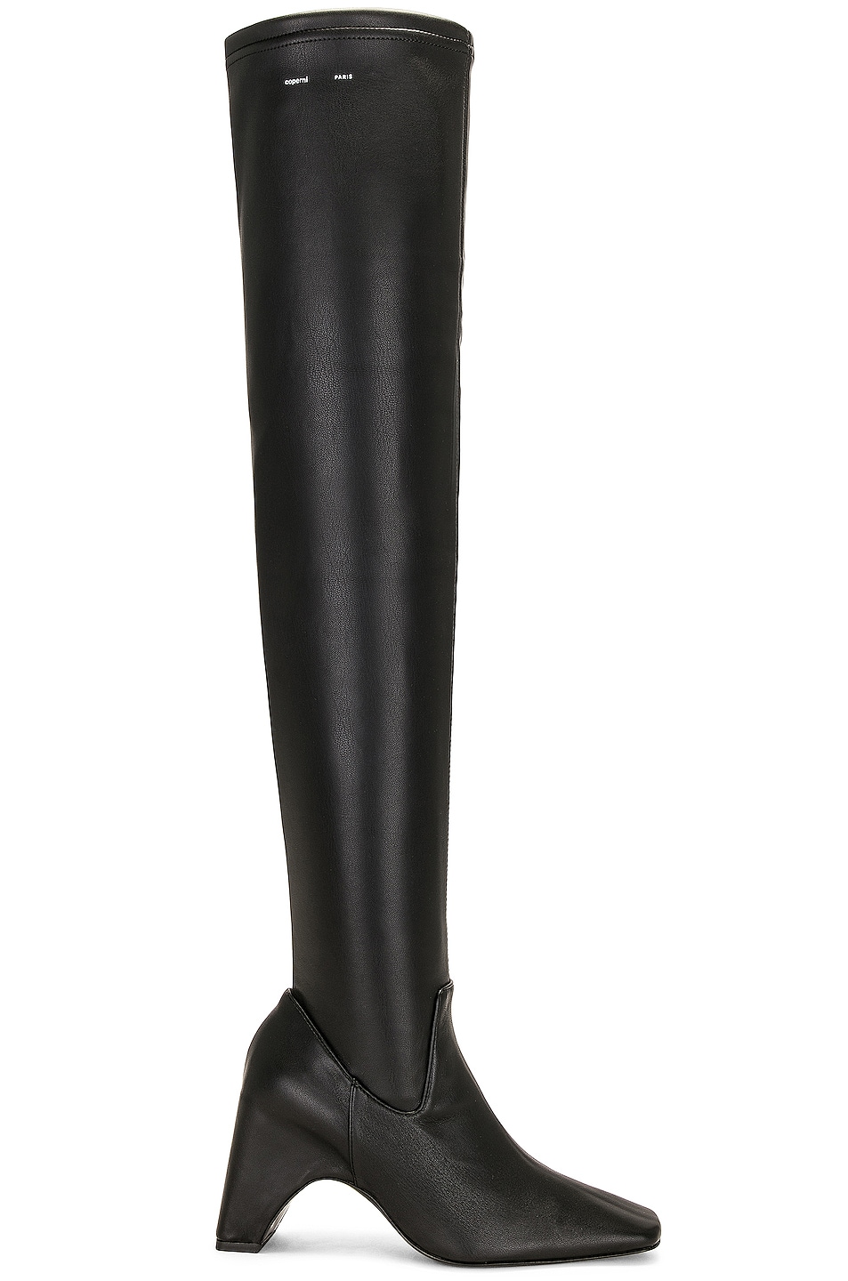 Image 1 of Coperni Stretch Thigh High Boots in Black