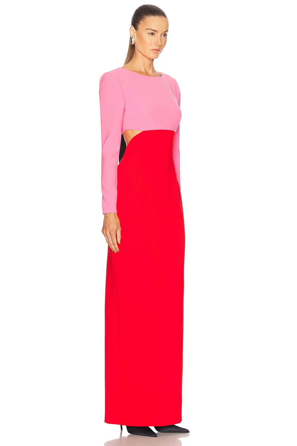 Carolina Herrera - Long Sleeve Column Gown | Plush
