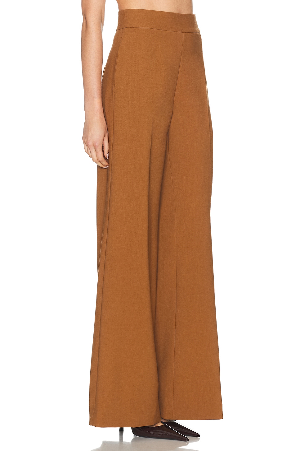 Carolina Herrera Diane Pant In Brown