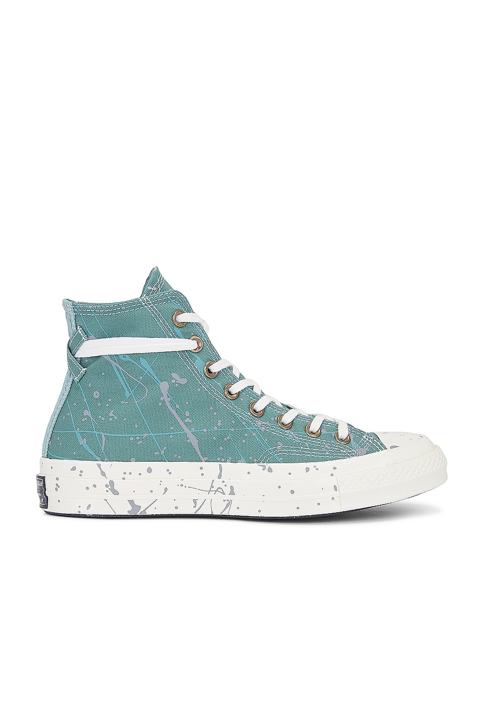 Image 1 of Converse Chuck 70 Paint Splatter in Admiral Elm, Herby, & Egret