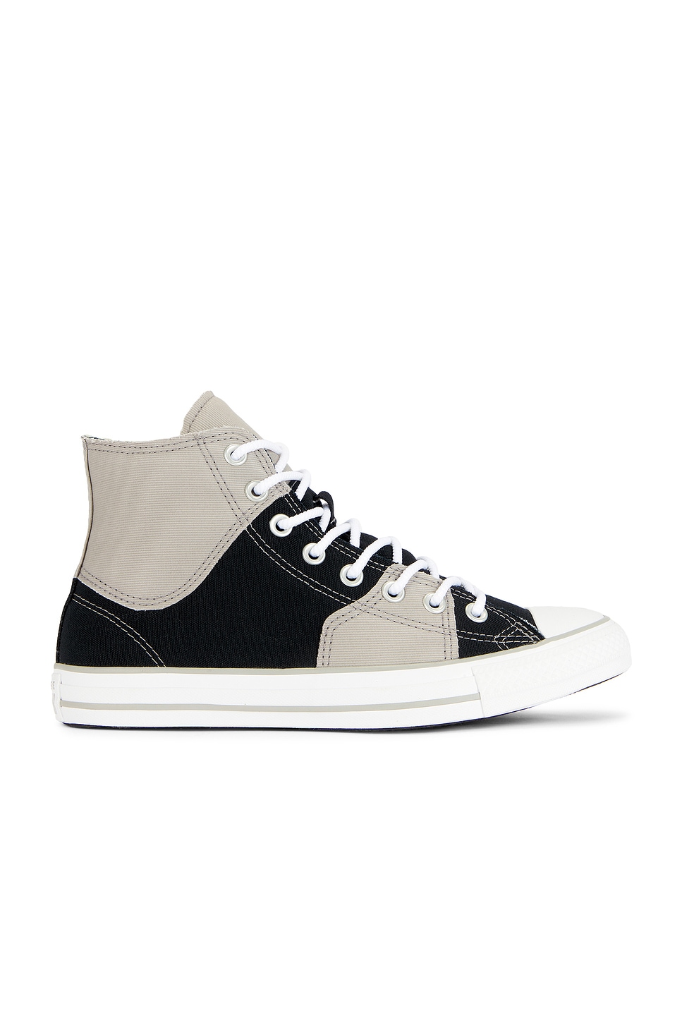 Image 1 of Converse Chuck Taylor All Star Court in Totally Neutral, Black, & White
