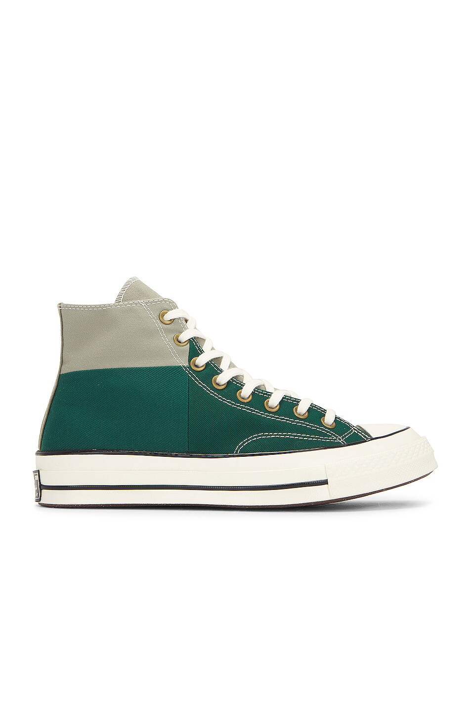 Image 1 of Converse Chuck 70 Colorblocked in Light Field Surplus, Midnight Clover, & Egret